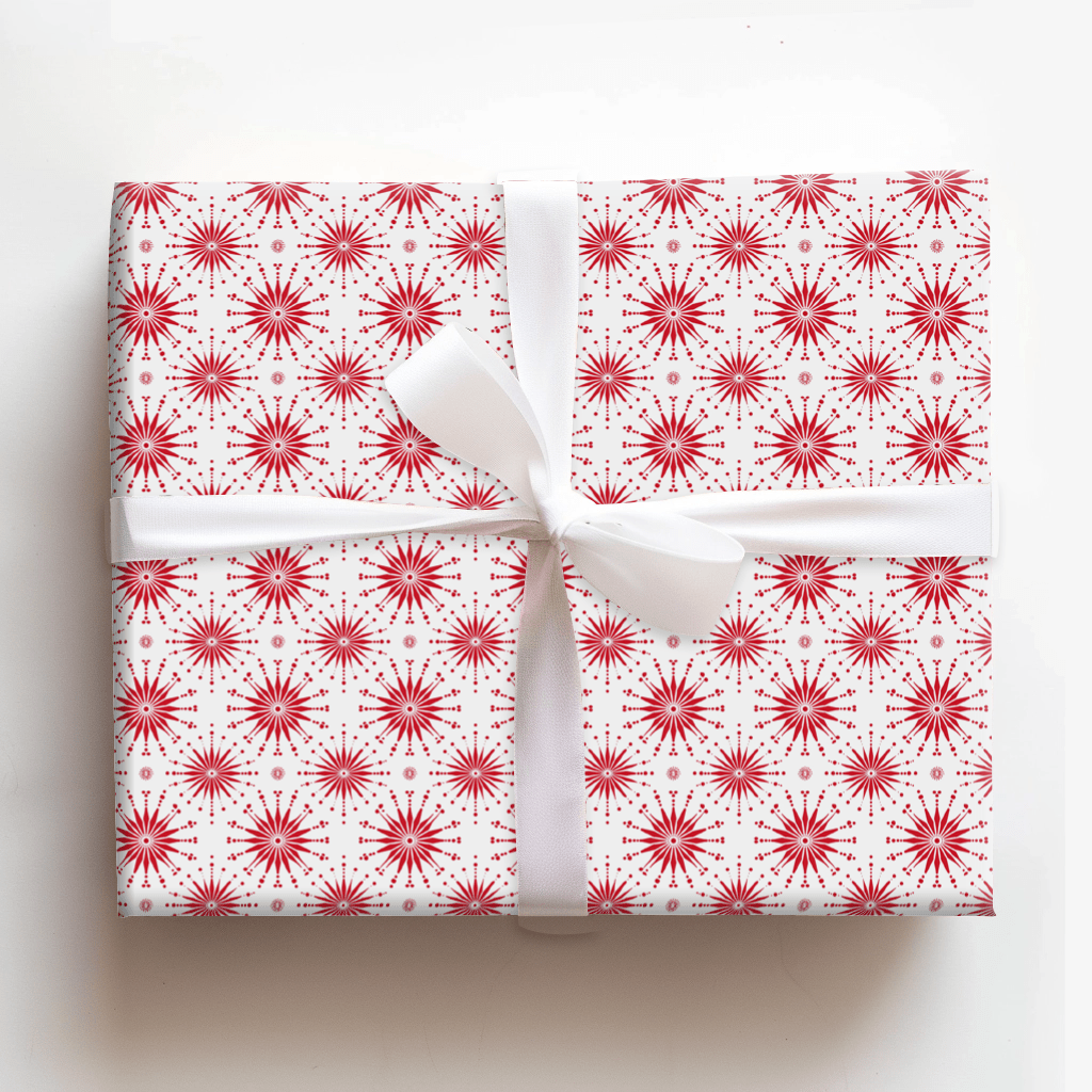 Blushing in Red - Wrapping Paper - Aspen & Arlo