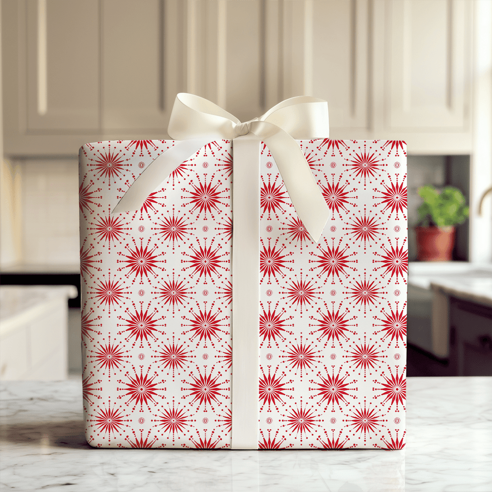 Blushing in Red - Wrapping Paper - Aspen & Arlo