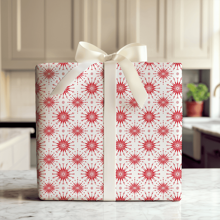 Blushing in Red - Wrapping Paper - Aspen & Arlo