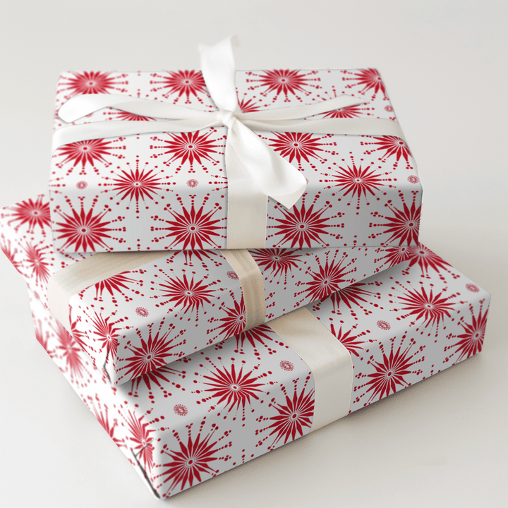 Blushing in Red - Wrapping Paper - Aspen & Arlo