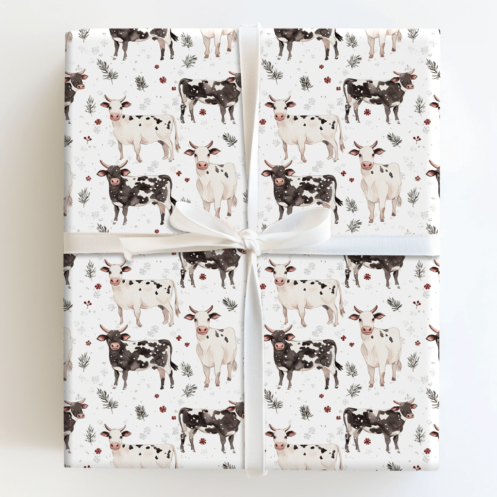 Winter Moos - Wrapping Paper - Aspen & Arlo