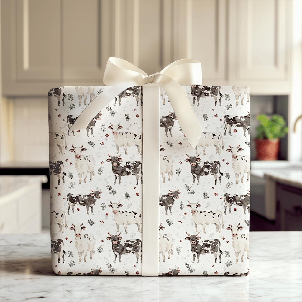 Winter Moos - Wrapping Paper - Aspen & Arlo