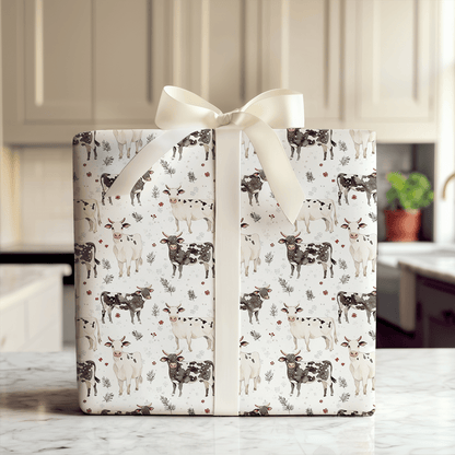 Winter Moos - Wrapping Paper - Aspen & Arlo