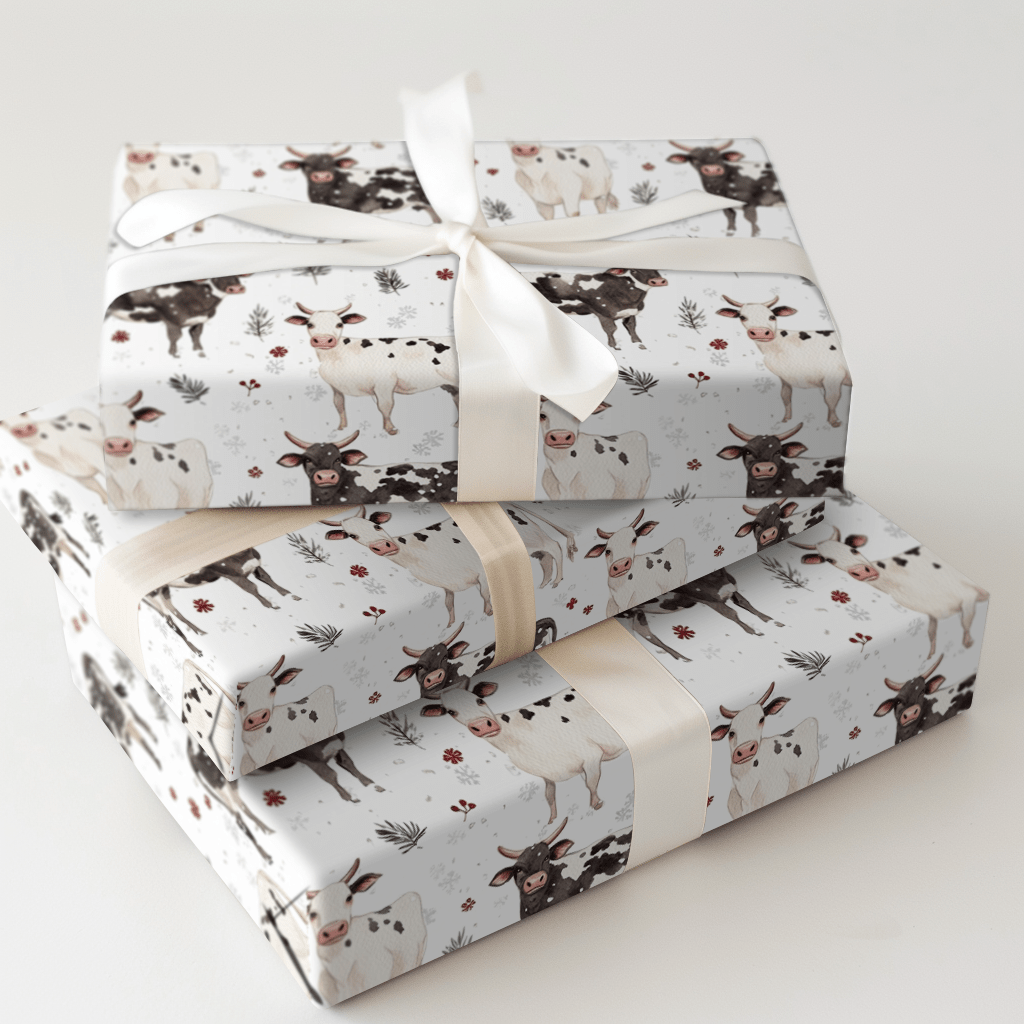 Winter Moos - Wrapping Paper - Aspen & Arlo