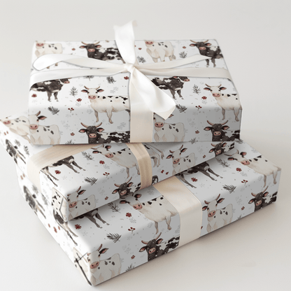 Winter Moos - Wrapping Paper - Aspen & Arlo