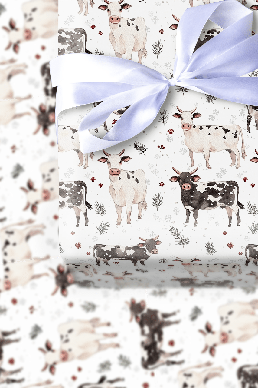 Winter Moos - Wrapping Paper - Aspen & Arlo