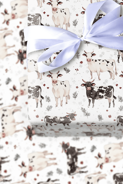 Winter Moos - Wrapping Paper - Aspen & Arlo