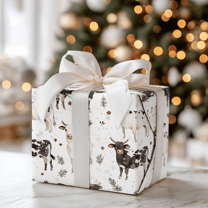 Winter Moos - Wrapping Paper - Aspen & Arlo
