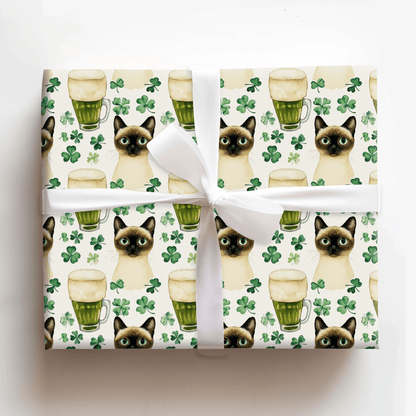 Brews with the Siamese - Wrapping Paper - Aspen & Arlo