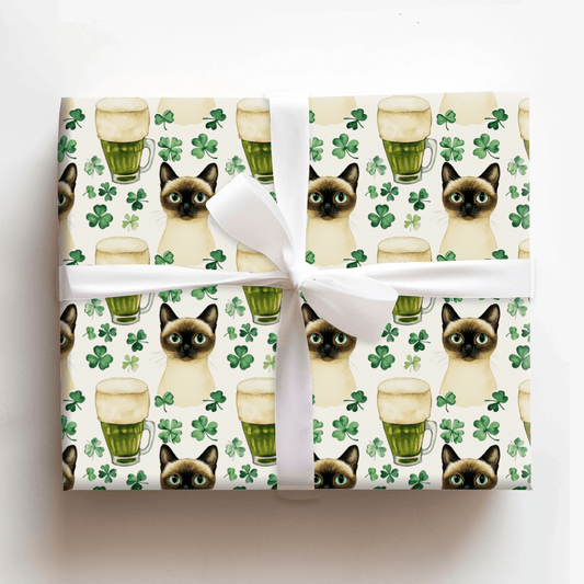 Brews with the Siamese - Wrapping Paper - Aspen & Arlo