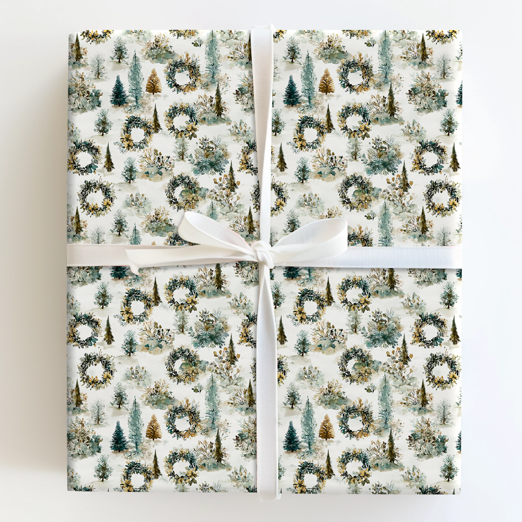 Botanical Wreaths Toile