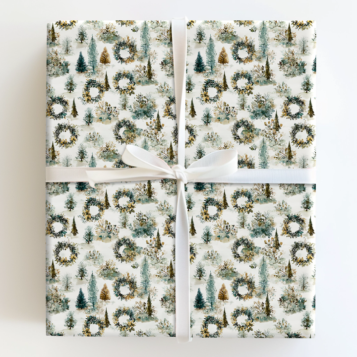 Botanical Wreaths Toile