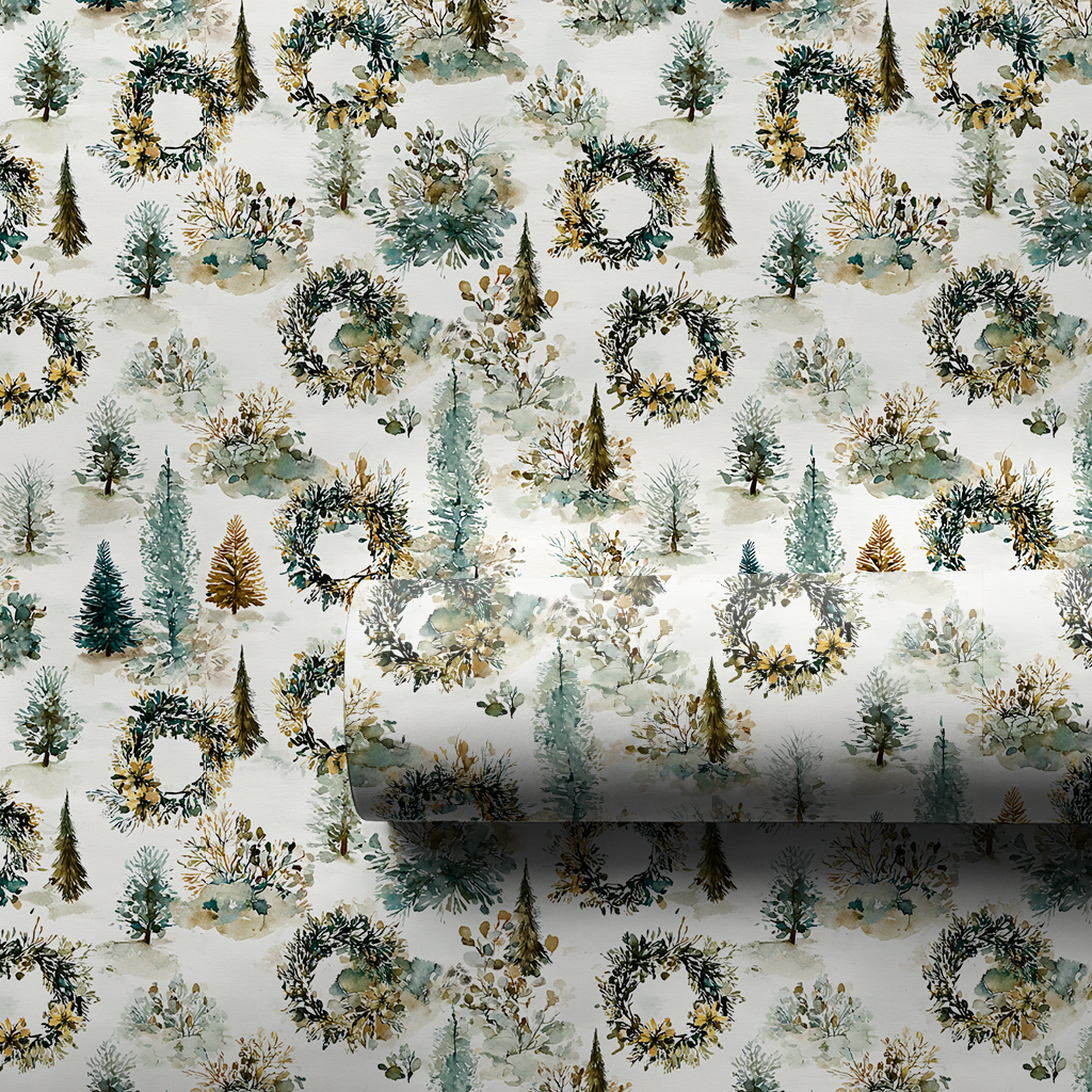 Botanical Wreaths Toile