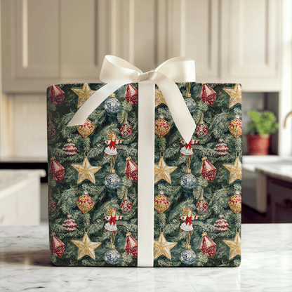 Tinsel and Time - Wrapping Paper - Aspen & Arlo
