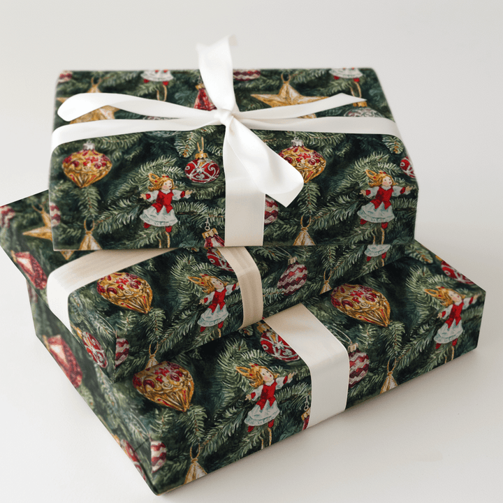 Tinsel and Time - Wrapping Paper - Aspen & Arlo