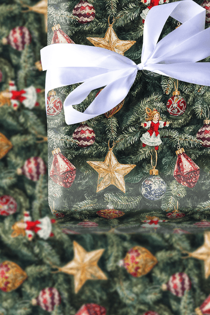 Tinsel and Time - Wrapping Paper - Aspen & Arlo