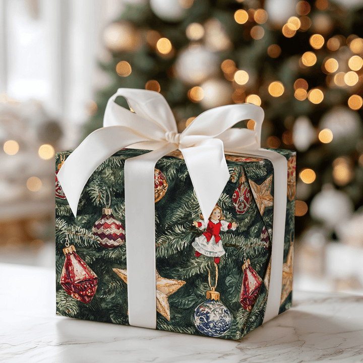 Tinsel and Time - Wrapping Paper - Aspen & Arlo