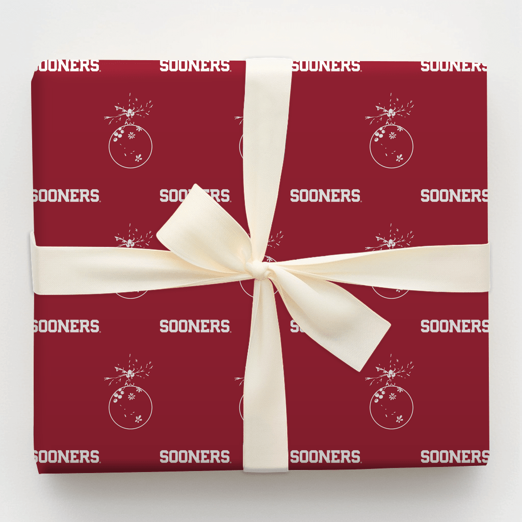 Sooners Ornament - Wrapping Paper - Aspen & Arlo