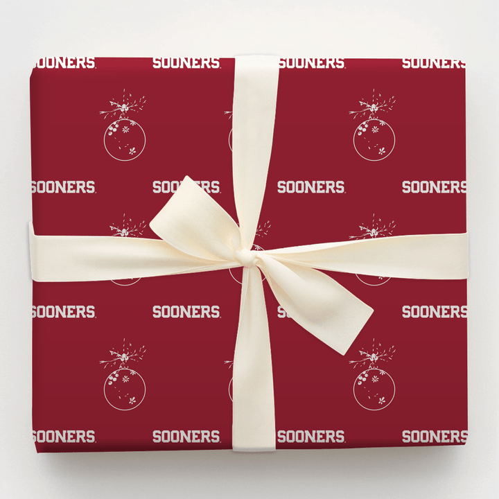 Sooners Ornament - Wrapping Paper - Aspen & Arlo