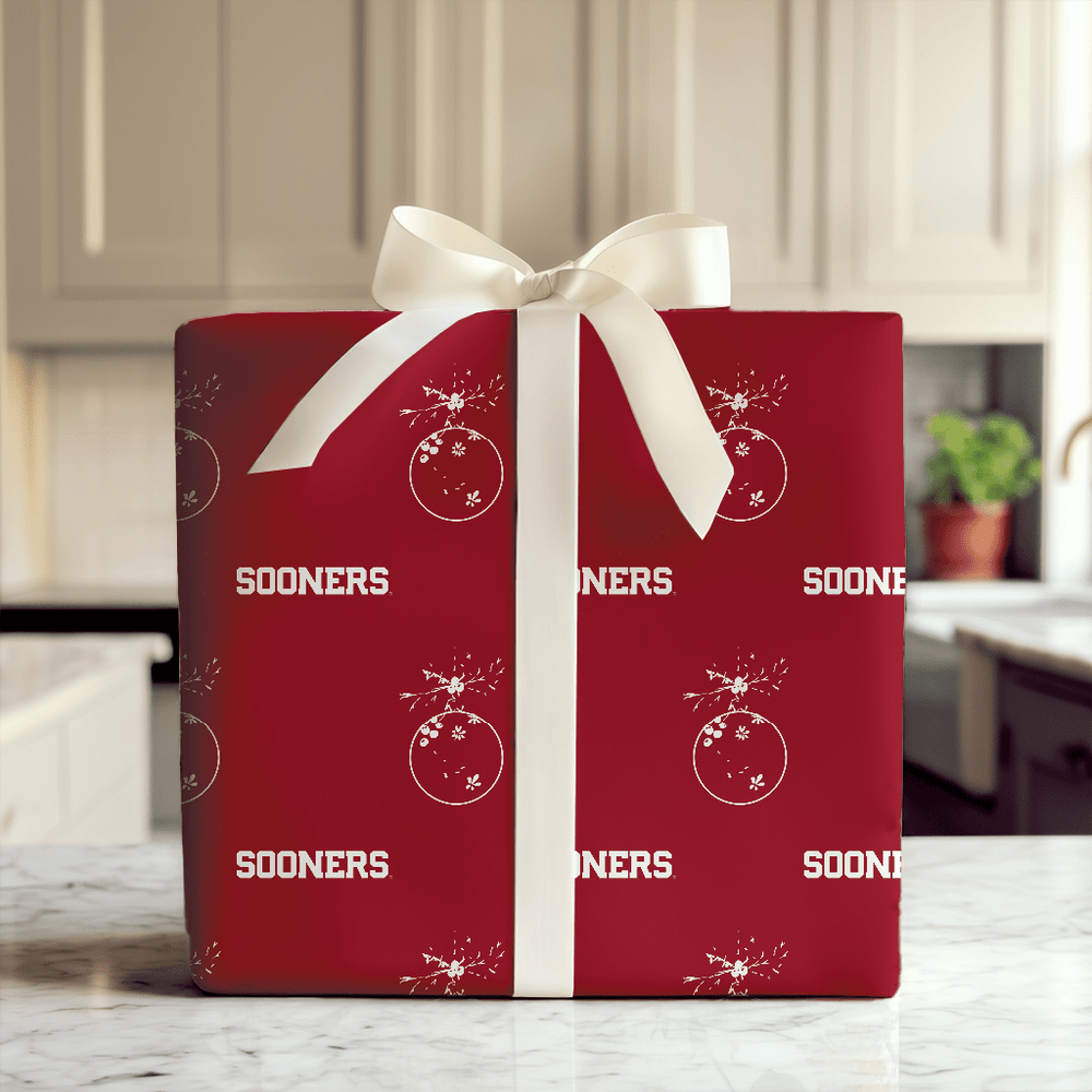 Sooners Ornament - Wrapping Paper - Aspen & Arlo
