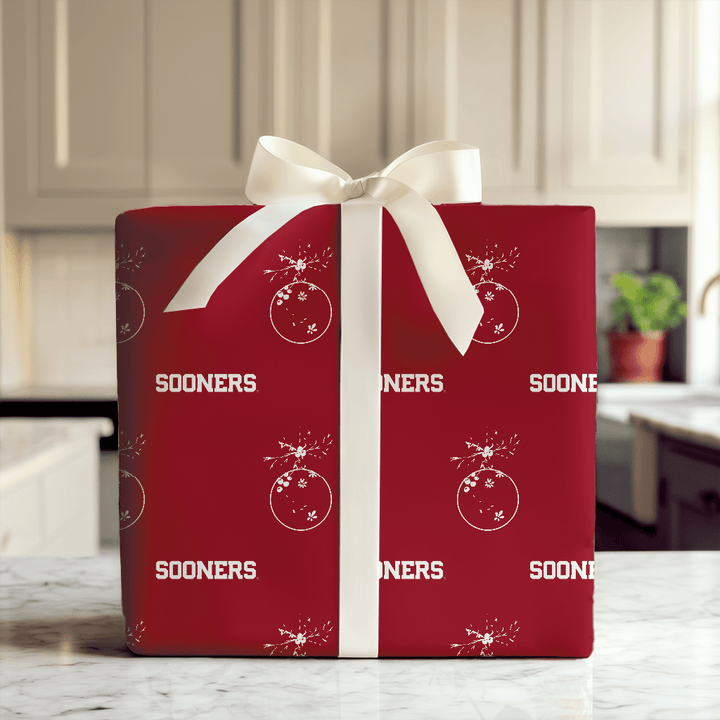 Sooners Ornament - Wrapping Paper - Aspen & Arlo