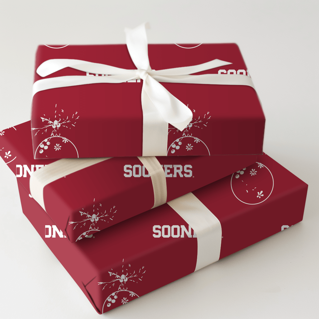 Sooners Ornament - Wrapping Paper - Aspen & Arlo