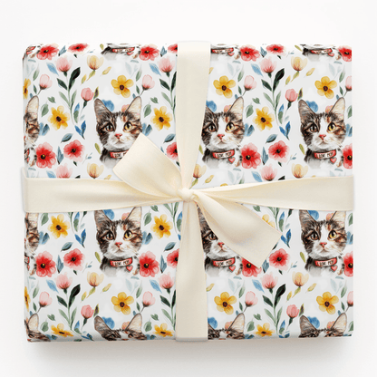 Mom's Favorite Feline - Wrapping Paper - Aspen & Arlo