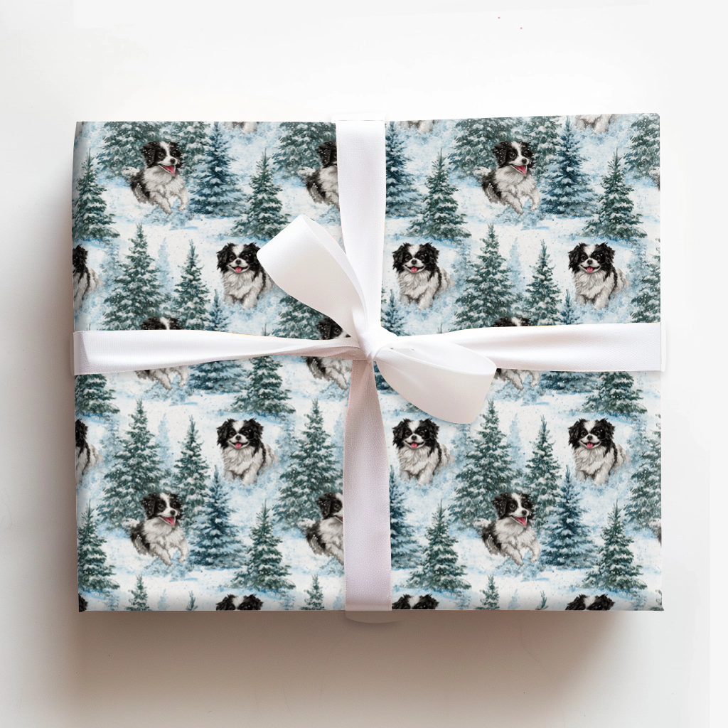 Snow Day for the Japanese Chin