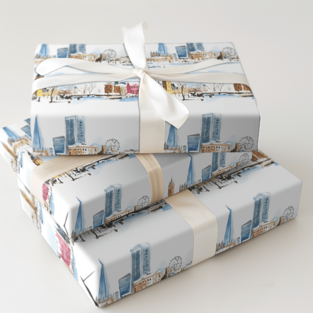 London in Lights - Wrapping Paper - Aspen & Arlo