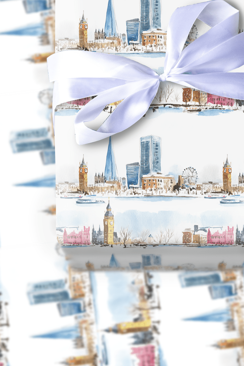 London in Lights - Wrapping Paper - Aspen & Arlo