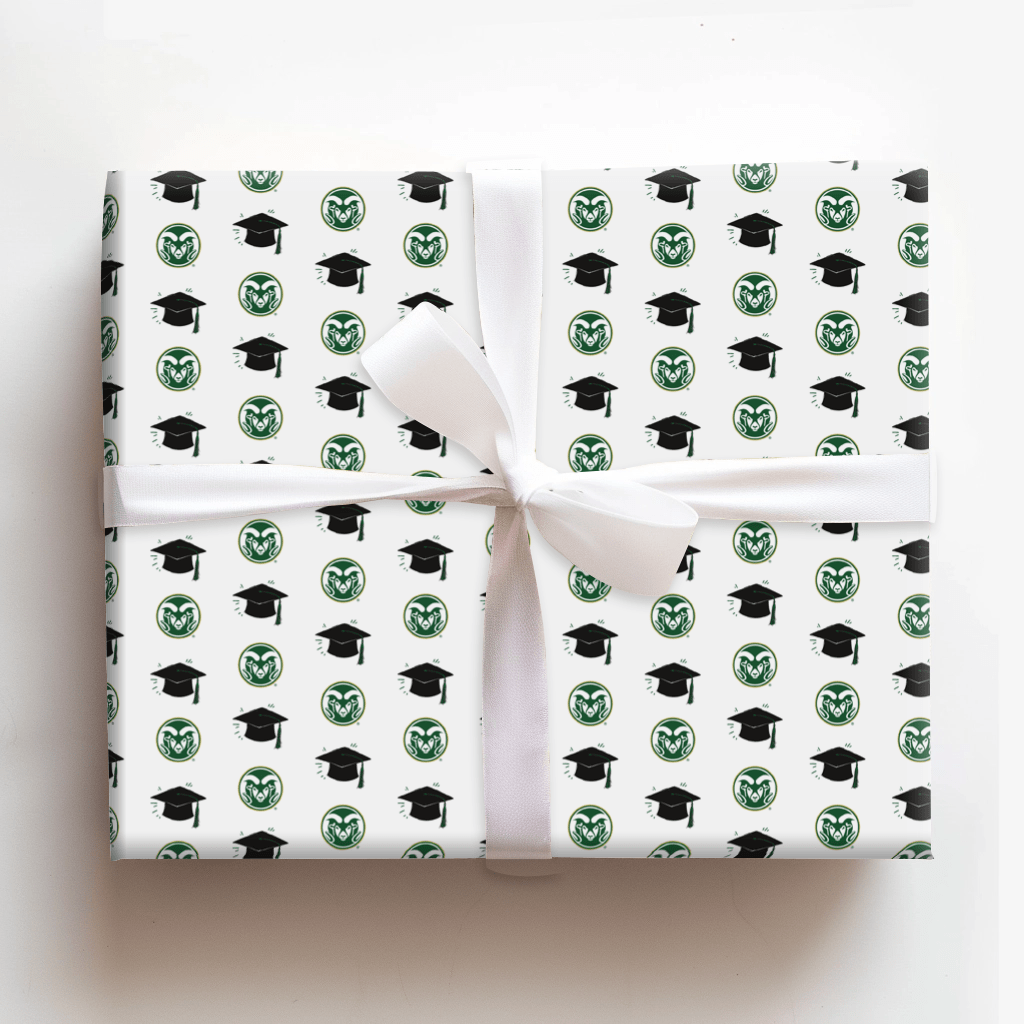 Hats off for CSU Grads - Wrapping Paper - Aspen & Arlo