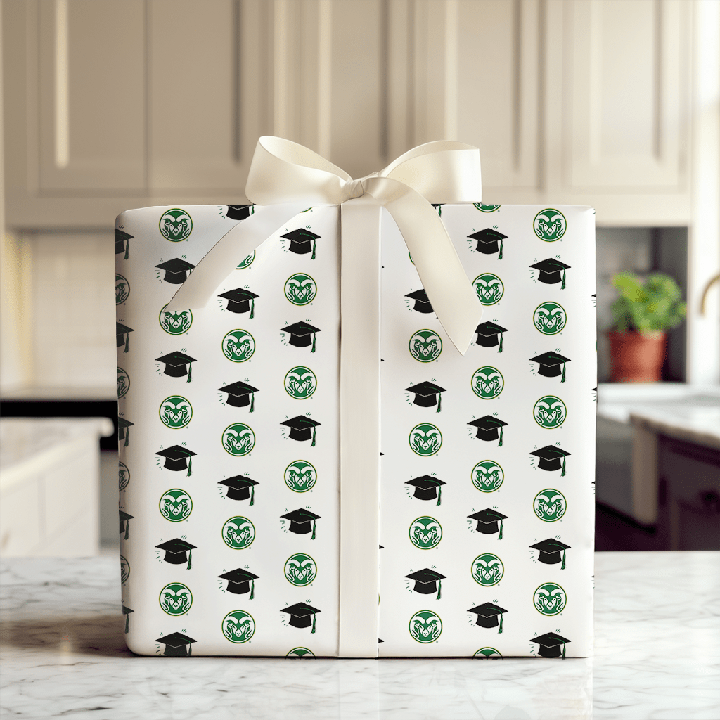 Hats off for CSU Grads - Wrapping Paper - Aspen & Arlo