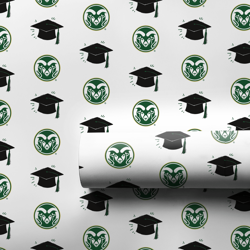 Hats off for CSU Grads - Wrapping Paper - Aspen & Arlo