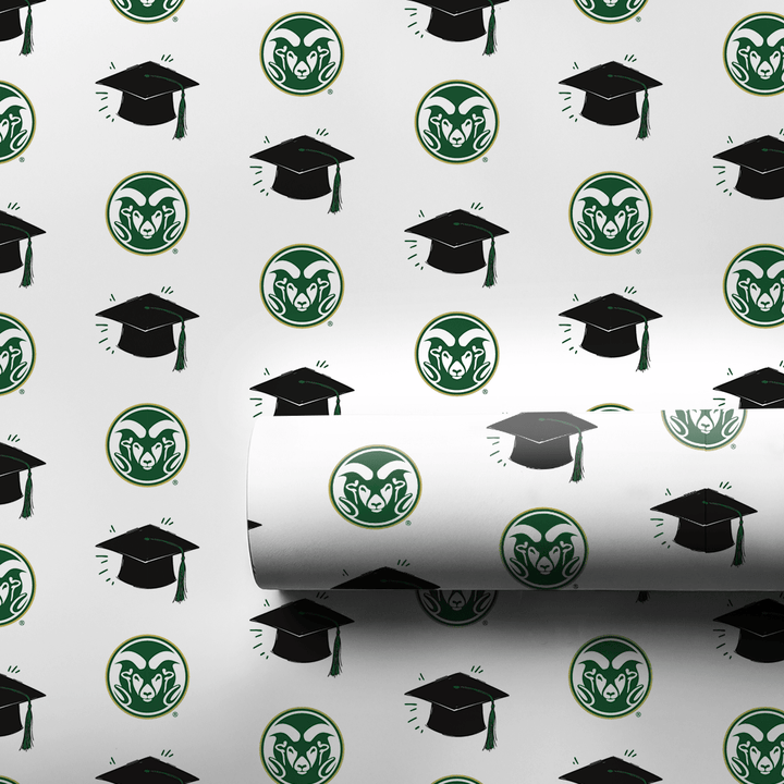 Hats off for CSU Grads - Wrapping Paper - Aspen & Arlo
