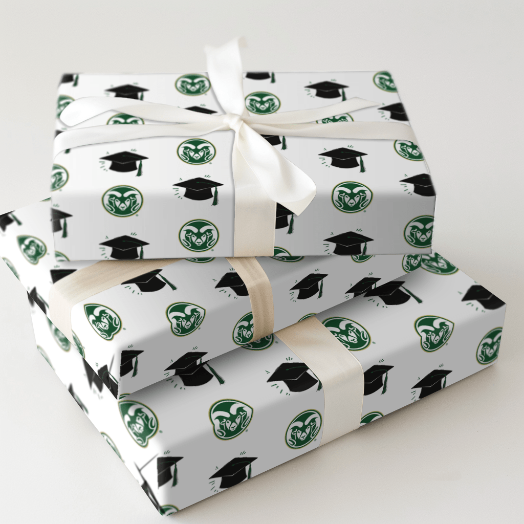 Hats off for CSU Grads - Wrapping Paper - Aspen & Arlo