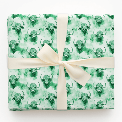 Buffalo Green - Wrapping Paper - Aspen & Arlo