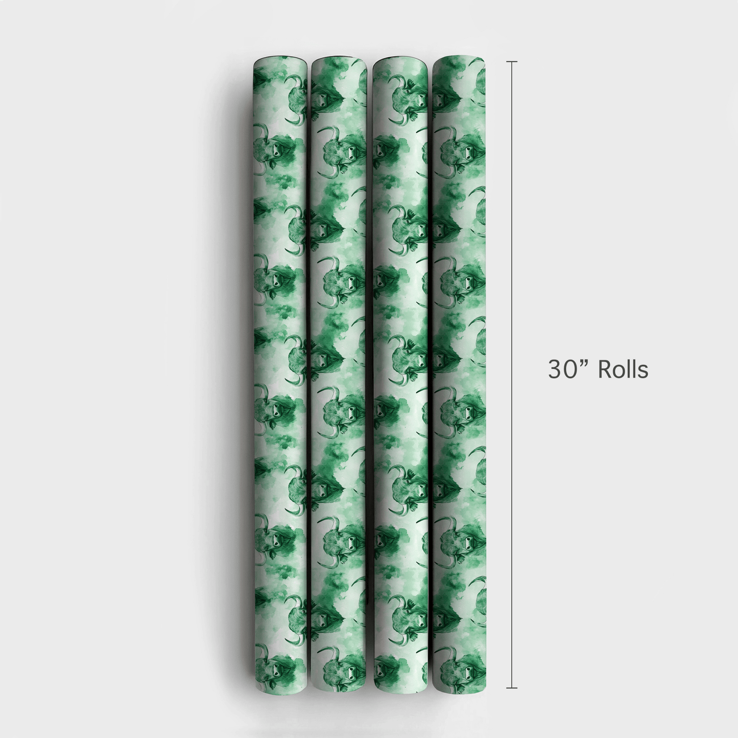 Buffalo Green - Wrapping Paper - Aspen & Arlo