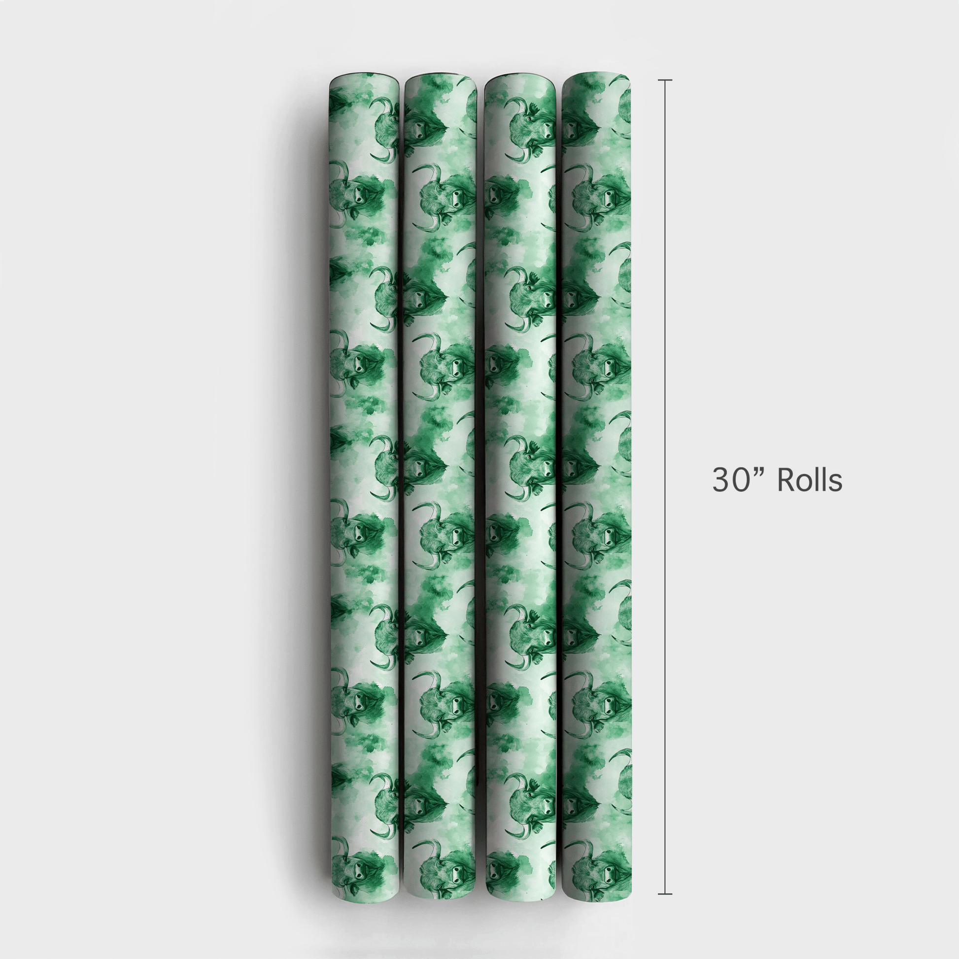 Buffalo Green - Wrapping Paper - Aspen & Arlo