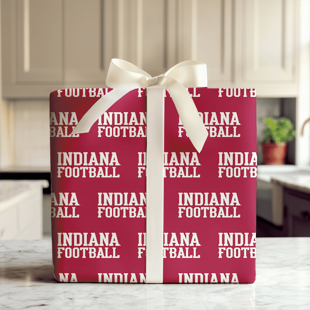 Indiana Football - Wrapping Paper - Aspen & Arlo
