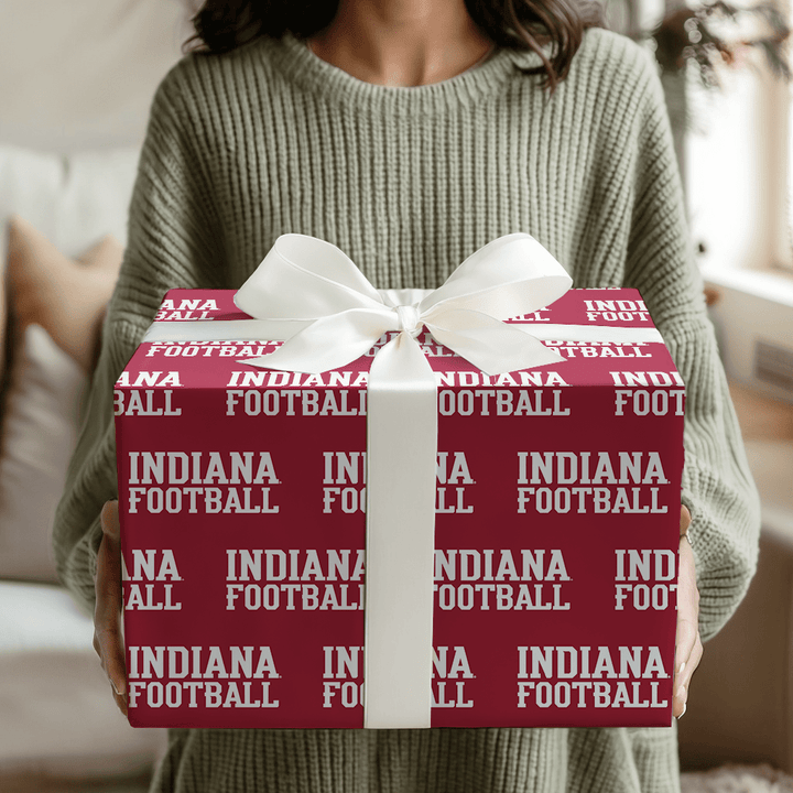 Indiana Football - Wrapping Paper - Aspen & Arlo