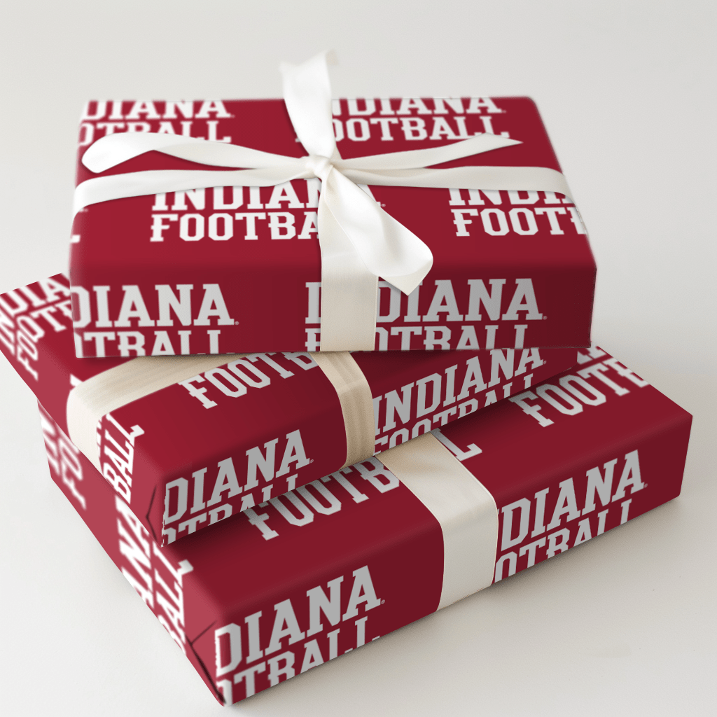 Indiana Football - Wrapping Paper - Aspen & Arlo