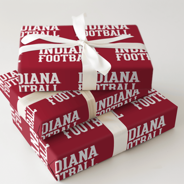 Indiana Football - Wrapping Paper - Aspen & Arlo