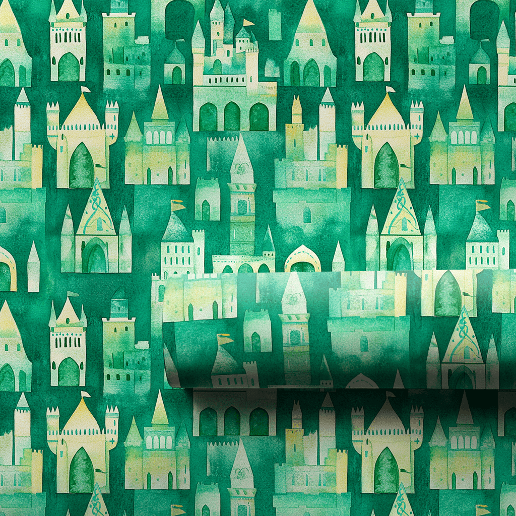 Green Princess - Wrapping Paper - Aspen & Arlo