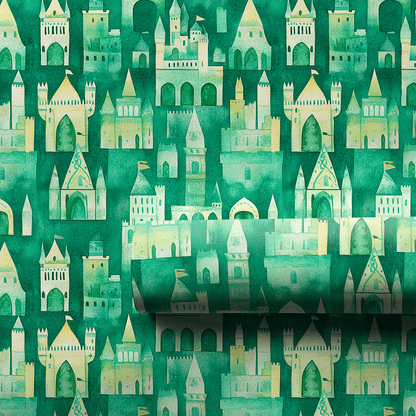 Green Princess - Wrapping Paper - Aspen & Arlo