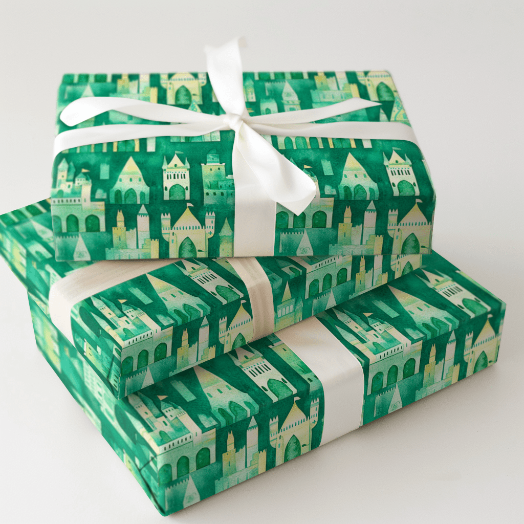 Green Princess - Wrapping Paper - Aspen & Arlo