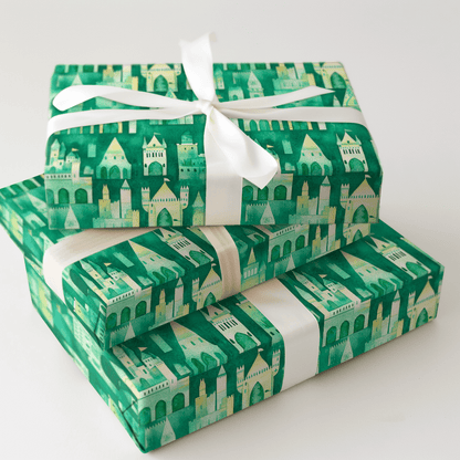 Green Princess - Wrapping Paper - Aspen & Arlo