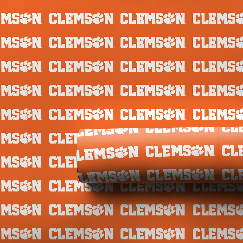 Clemson Orange - Wrapping Paper - Aspen & Arlo
