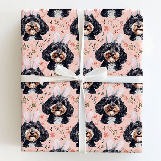 Bernedoodle Bunny - Wrapping Paper - Aspen & Arlo