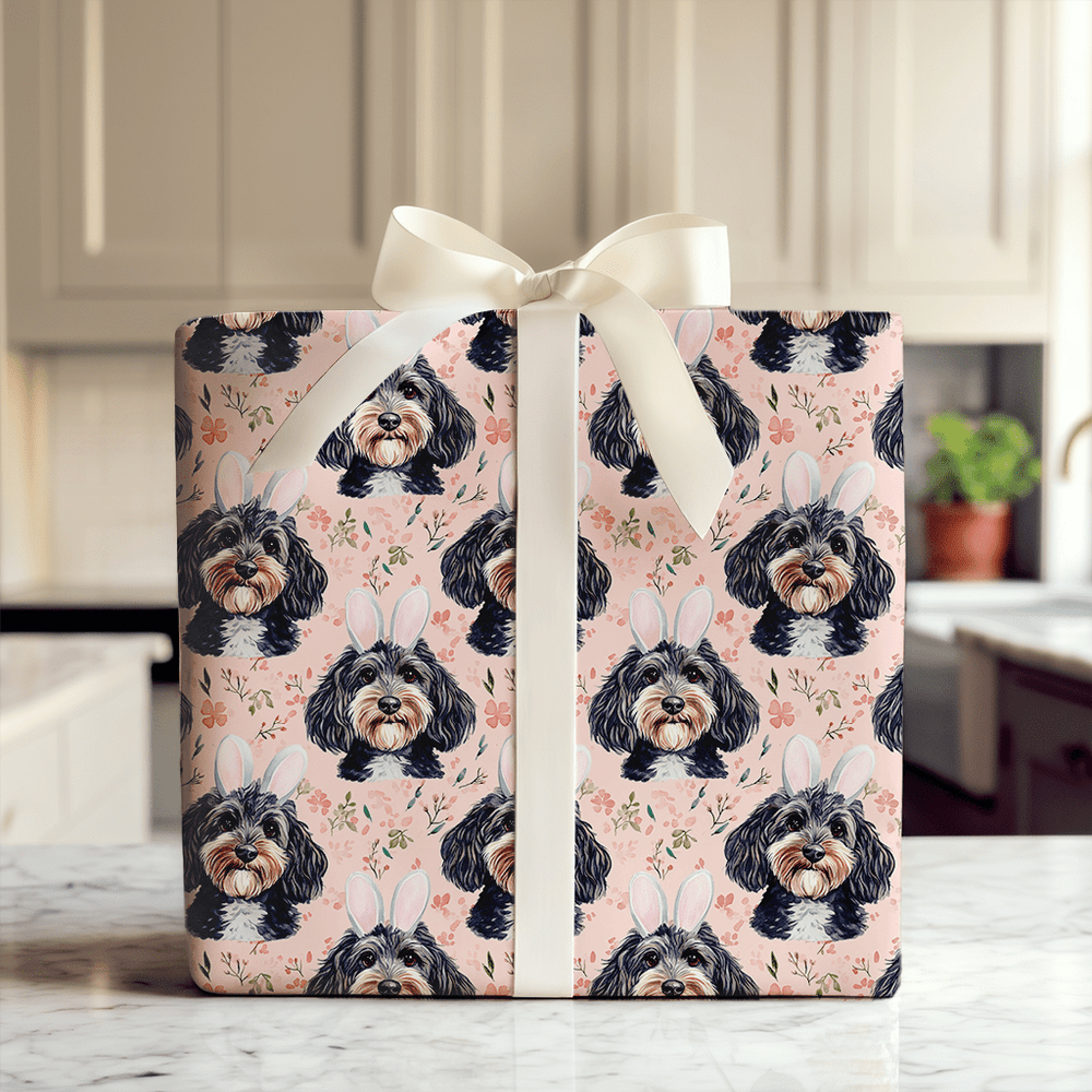 Bernedoodle Bunny - Wrapping Paper - Aspen & Arlo