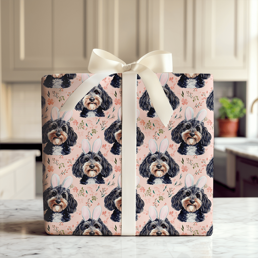 Bernedoodle Bunny - Wrapping Paper - Aspen & Arlo